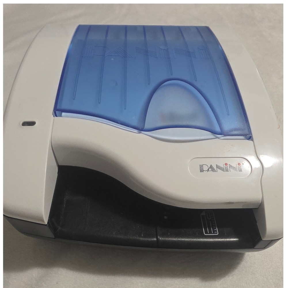 Panini I:Deal Check Scanner Remote Deposit Capture USB 2.0 White Blue Italy made - Picture 7 of 7